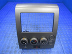 04-07 Nissan Titan Radio Climate Bezel Dash Instrument Panel Trim OEM 