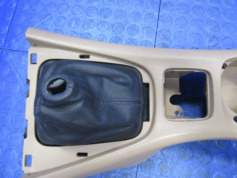01-05 Mazda Miata MX5 MX-5 NB2 Center Console Armrest Cupholder Beige 