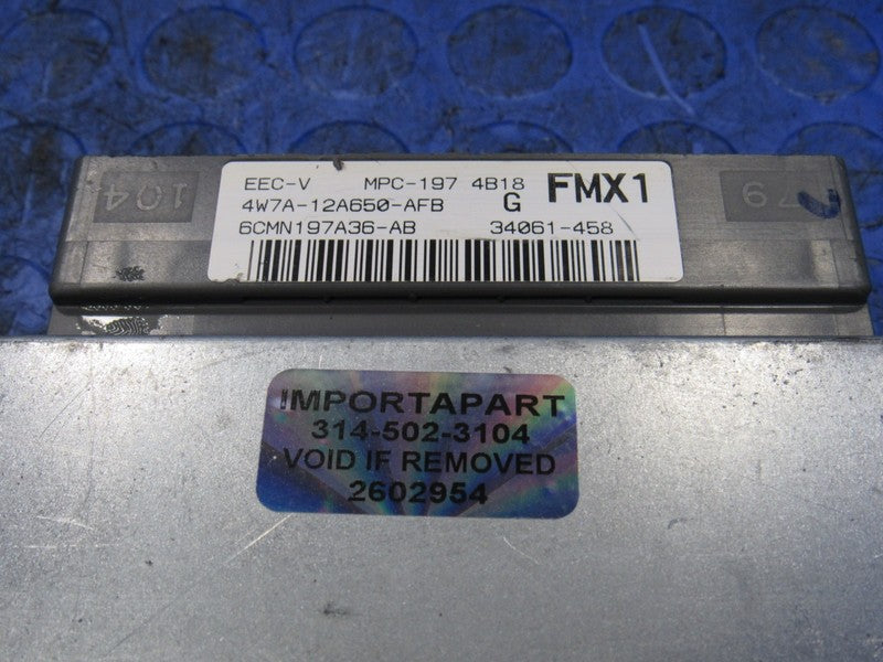 04 Crown Victoria Police P71 ECU ECM PCM Engine Computer 4W7A-12A650-A