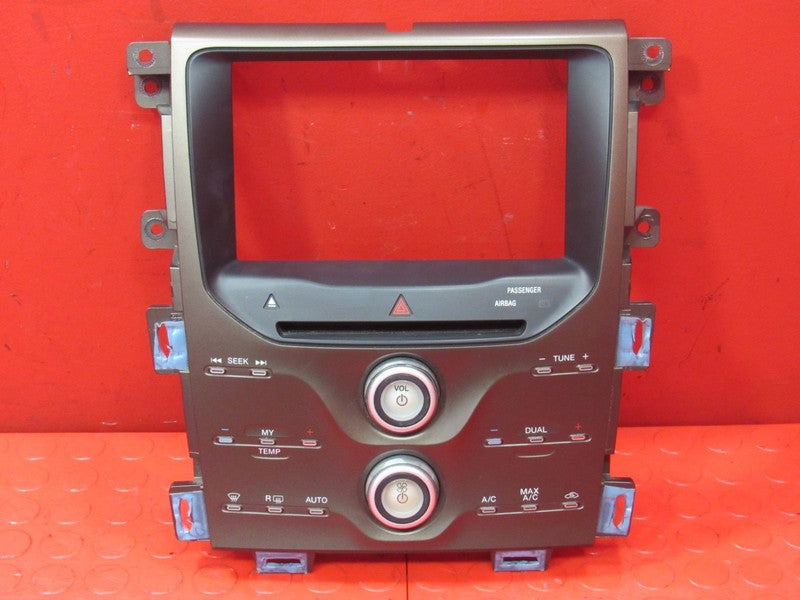 11-14 Ford Edge ATC Climate Heater Radio Control Panel Face BT4T-18A80