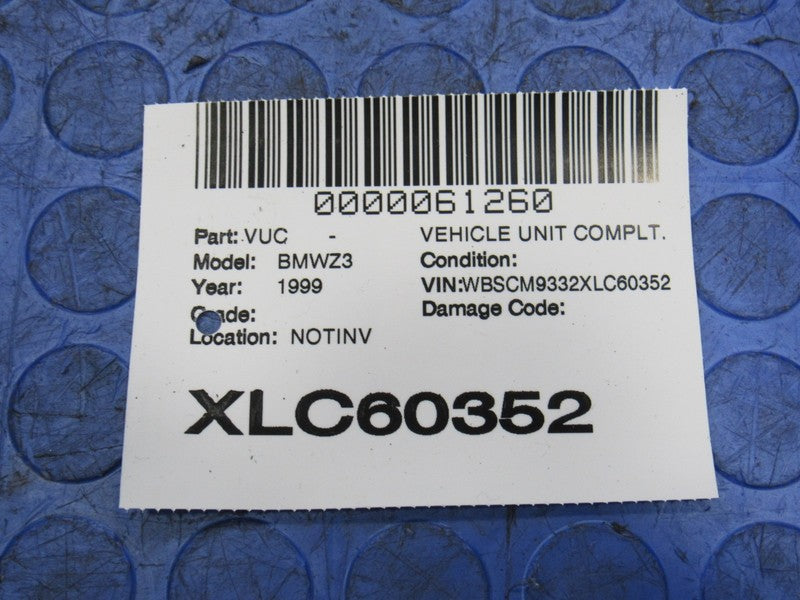96-02 BMW Z3 Coupe Roadster Right RH Passenger Exterior Outside Door H