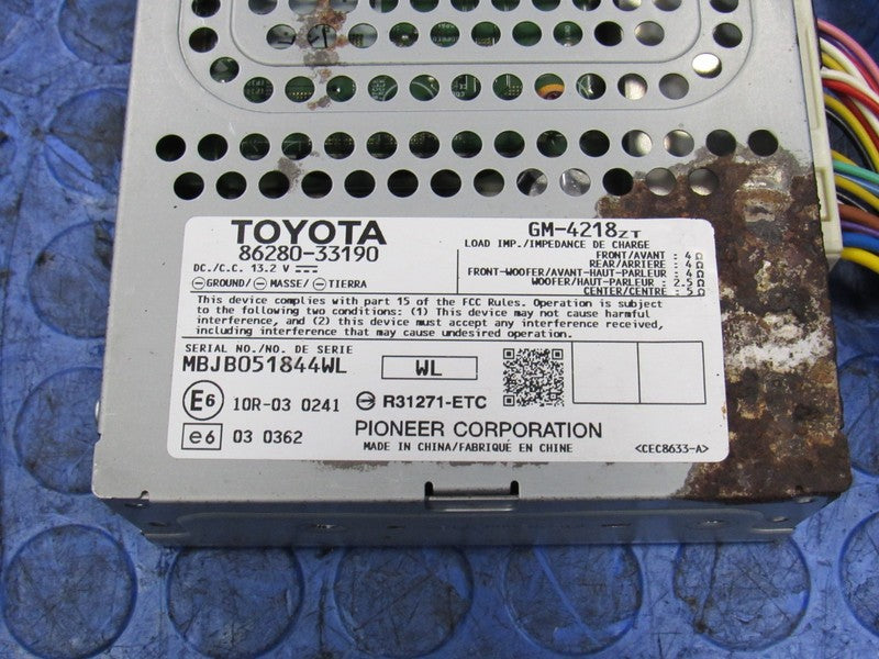 13-14 Lexus ES300h ES350 Pioneer Audio Radio Amplifier Amp 86280-33190