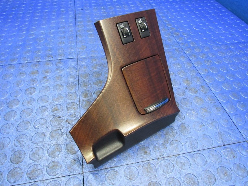 09-12 Toyota Venza Front Center Console Storage Ash Tray Bezel Wood Br