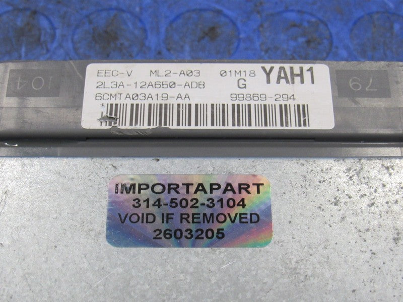 02-03 Ford F150 4.2L V6 AT 4x2 ECU ECM PCM Engine Computer 2L3A-12A650