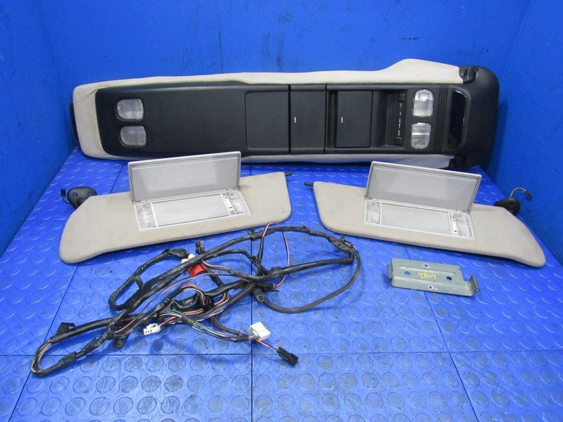 97-01 Jeep Cherokee XJ Overhead Roof Console Dome Display Info Sunviso