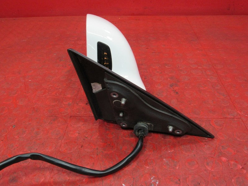 08-09 Audi A5 S5 Left Driver Side Power Door Mirror Blind Spot Ibis Wh