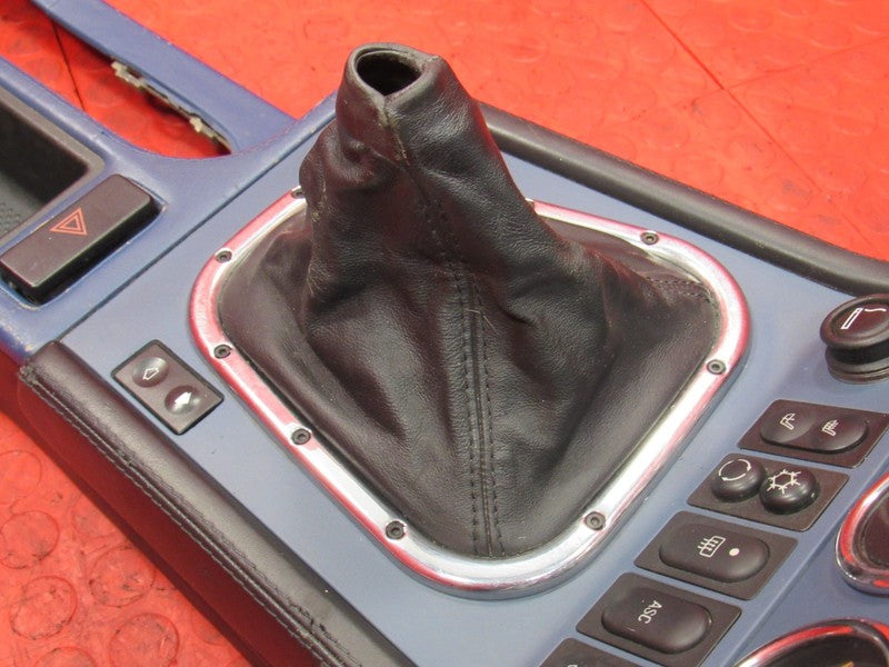 98-02 BMW Z3 M Center Floor Console Gauges Complete Leather Estoril Bl
