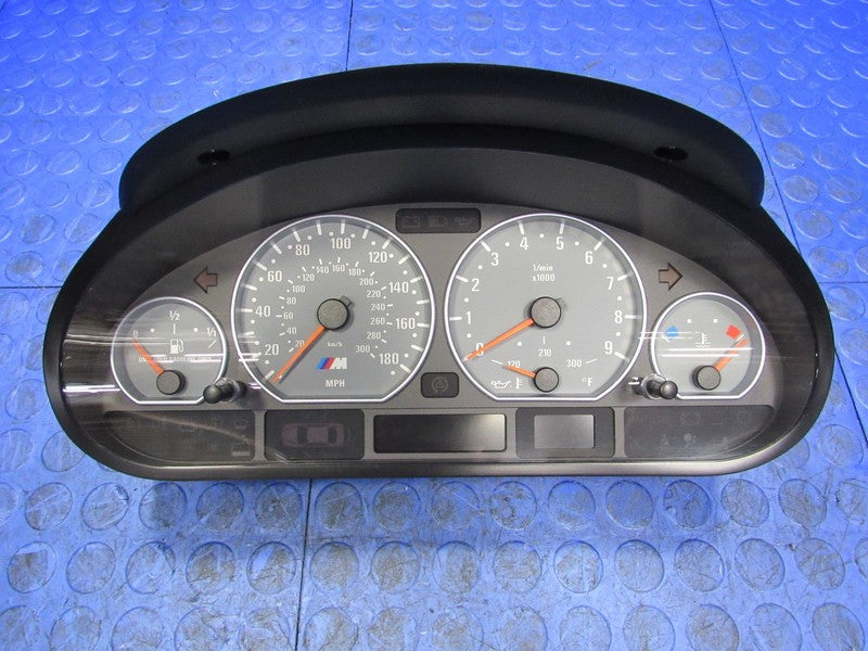 01-06 BMW M3 E46 SMG Instrument Gauge Cluster Gauges Speedometer Tach 