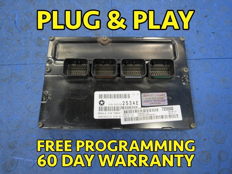 10 Caravan T & C 4.0 ECU ECM PCM Engine Computer Control 411 68050411A