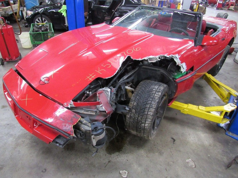 84-96 Corvette C4 Fuel Tank Door Gas Filler Lid Flame Red 81