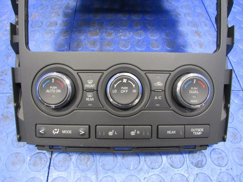 10-15 Mazda CX-9 Center Dash Radio Climate Control Vent Bezel Trim Bla