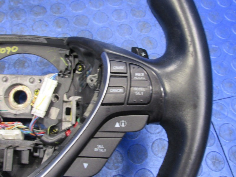 09-14 Acura TL 3.5L Black Leather Steering Wheel OEM Cruise Phone Swit