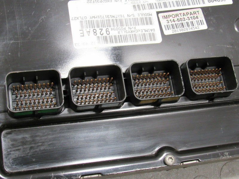 PROGRAMMED PLUG & PLAY 07 300 Charger 2.7L ECM PCM Computer 903 050949