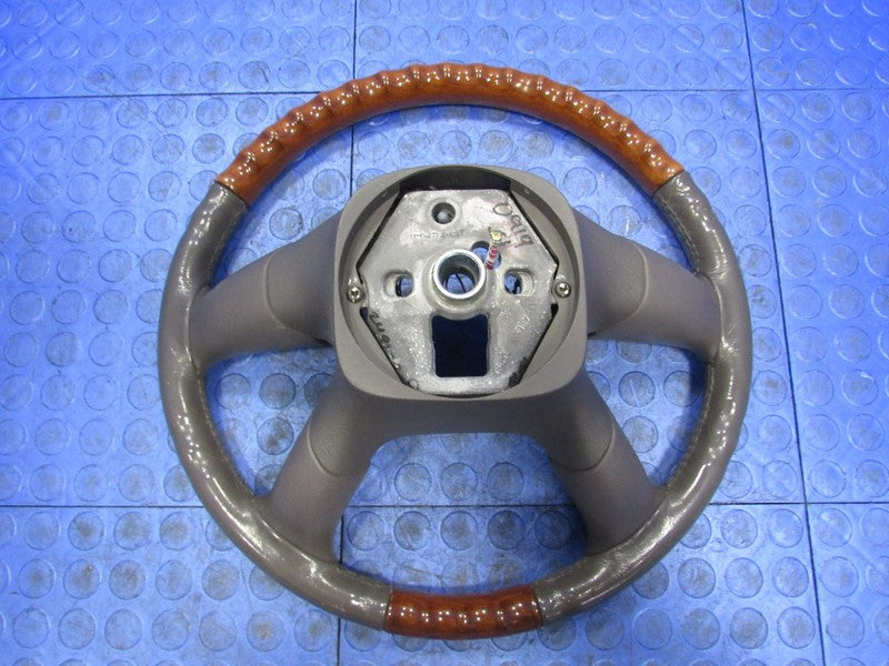 03-06 Escalade Yukon Denali Leather Wrapped Wood Grain Steering Wheel 