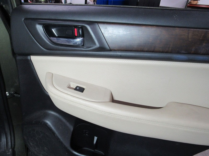 15-16 Outback Right RH Passenger Side Rear Door Trim Panel Tan