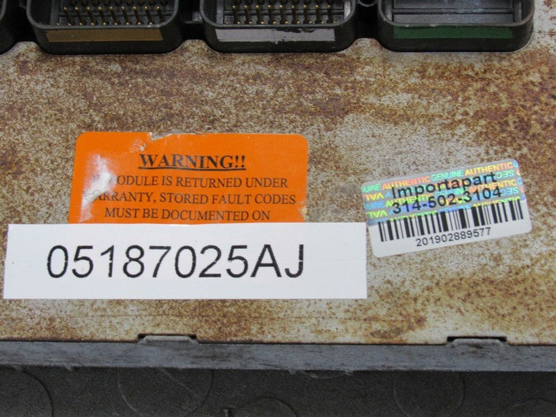 PLUG & PLAY 08 Charger Magnum 300 3.5 RWD Engine Computer ECU 05187025