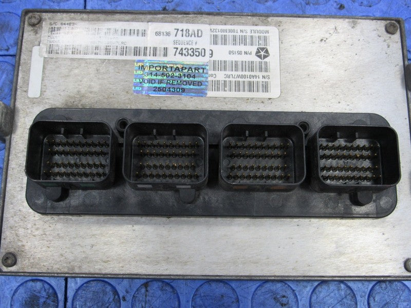 PROGRAMMED PLUG & PLAY 12 Dodge Durango 5.7 V8 Hemi ECM 68136718AD 718