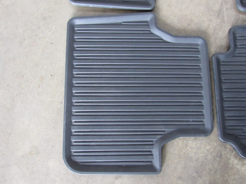 04-08 Acura TSX Original All-Season Black Rubber Floor Mats Set Liners