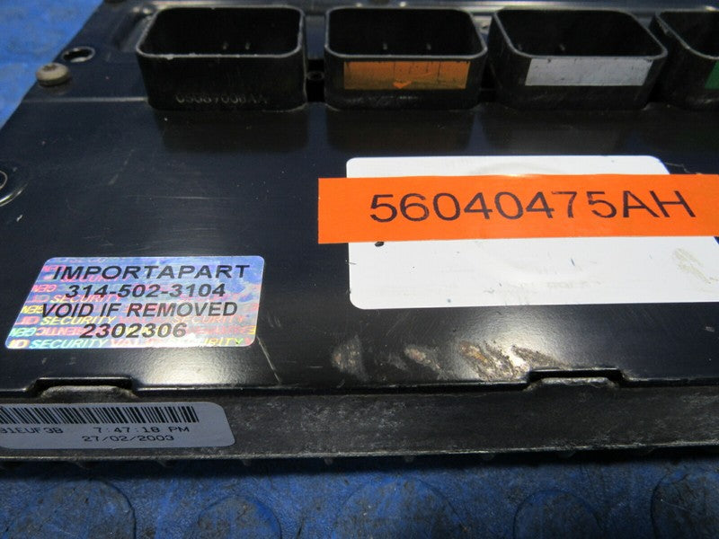 PLUG & PLAY 03 Dodge Ram Truck 4.7L V8 Engine Computer ECU 56040475 PR