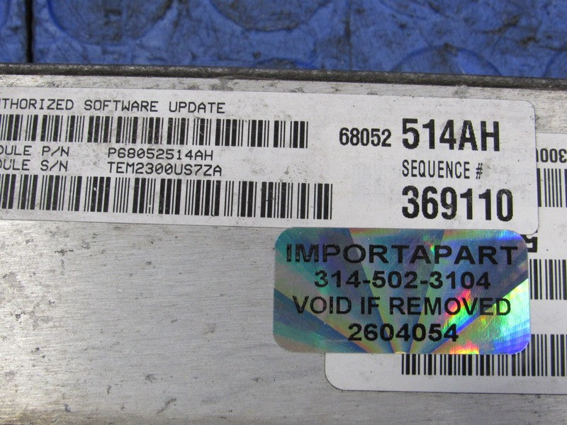 PROGRAMMED PLUG & PLAY 11 Grand Cherokee WK 3.6 AWD ECU 68052514AH 514