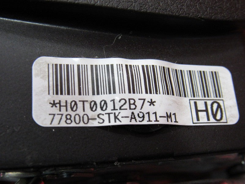 O9-I2 Acura RDX Driver Steering Wheel Mounted Airbag Air Bag Black 484