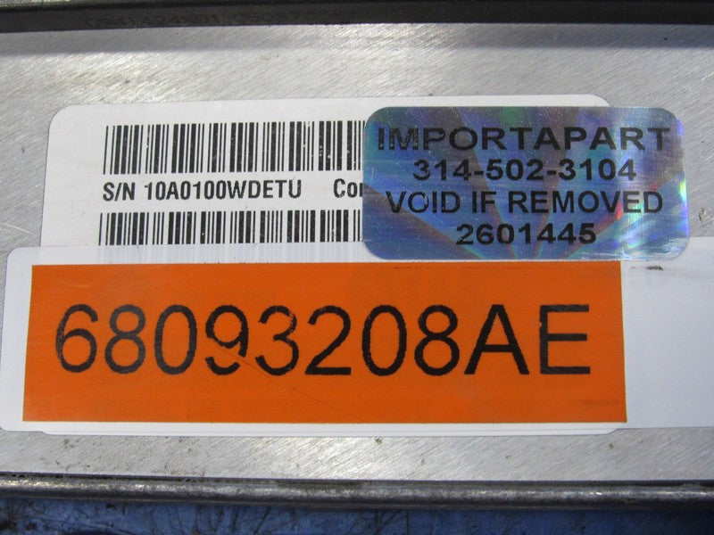 PLUG & PLAY 12 Dodge Ram Truck 3.7 V6 AT Engine Computer ECU 68093208 