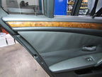 08-10 BMW 528 535 550 Left LH Driver Side Rear Door Trim Panel Black W