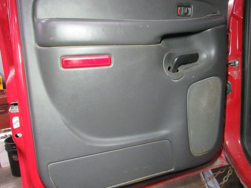 04-06 Silverado Crew Cab Left LH Driver Side Rear Door Trim Panel Dark