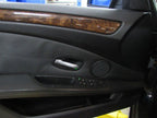 08-10 BMW 528 535 550 M5 Left LH Driver Front Door Trim Panel Black W/