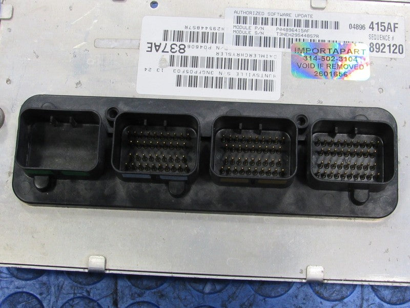 PROGRAMMED PLUG & PLAY 05 Chrysler 300 Magnum 5.7L ECM 04896415AF 415 