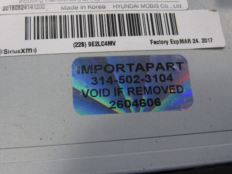 17 Hyundai Genesis Radio Stereo Receiver CD Changer Unit 96560-B1ED04X