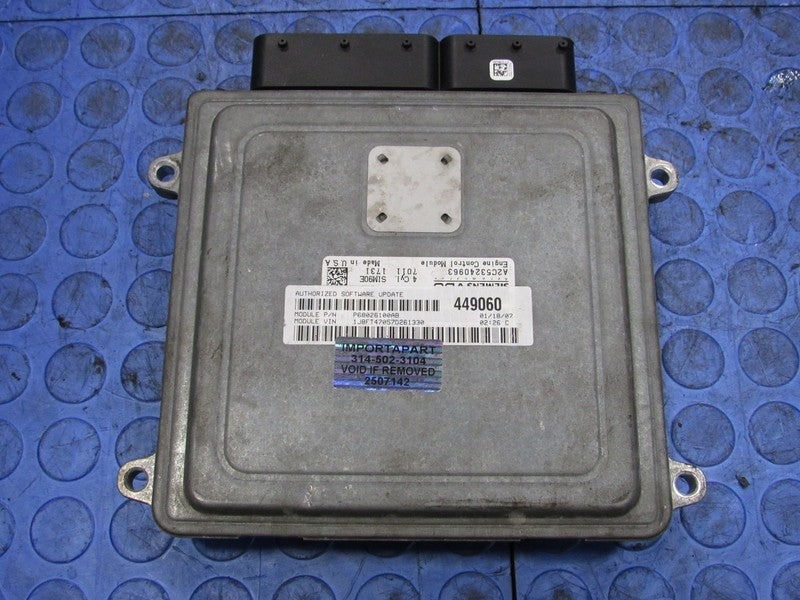 07 Compass Patriot 2.0L CVT FWD ECU PCM Engine Computer 68026100AB 100