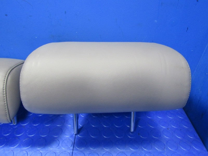 03-09 Toyota 4Runner Second Row Rear Seat Headrests Gray Leather Set 5