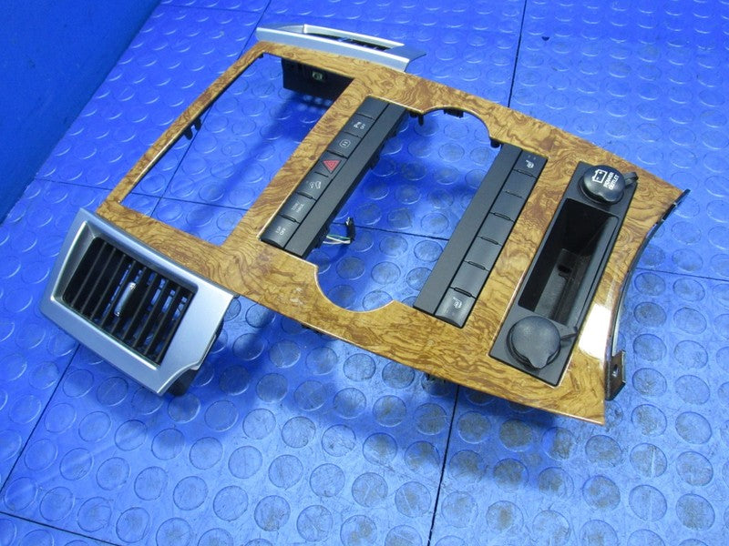 08-10 Jeep Grand Cherokee Light Woodgrain Radio Bezel Dash Trim Vents 