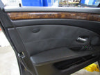 08-10 BMW 528 535 550 M5 Left LH Driver Front Door Trim Panel Black W/