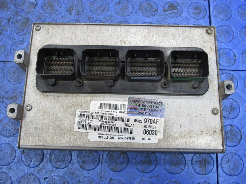 PROGRAMMED PLUG & PLAY 05 Dodge Ram Truck 5.7 Hemi ECM 56028970AF 970 