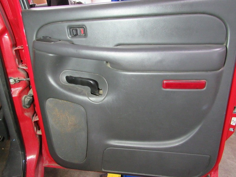 04-06 Silverado Crew Cab Right RH Passenger Rear Door Trim Panel Dark 