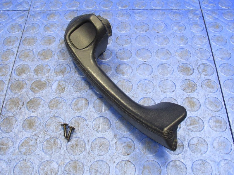 96-02 BMW Z3 Right Passenger Interior Door Grab Handle Pull Leather Bl