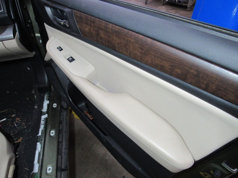 15-16 Outback Right RH Passenger Side Front Door Trim Panel Tan