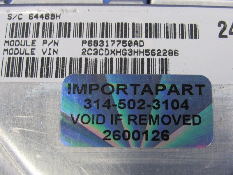 PLUG & PLAY 17 Dodge Charger 3.6 RWD Engine Computer ECU 68317750 PROG