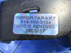 00-05 Ford Excursion Second 2nd Row Center Gray Bench Seat Belt Retrac