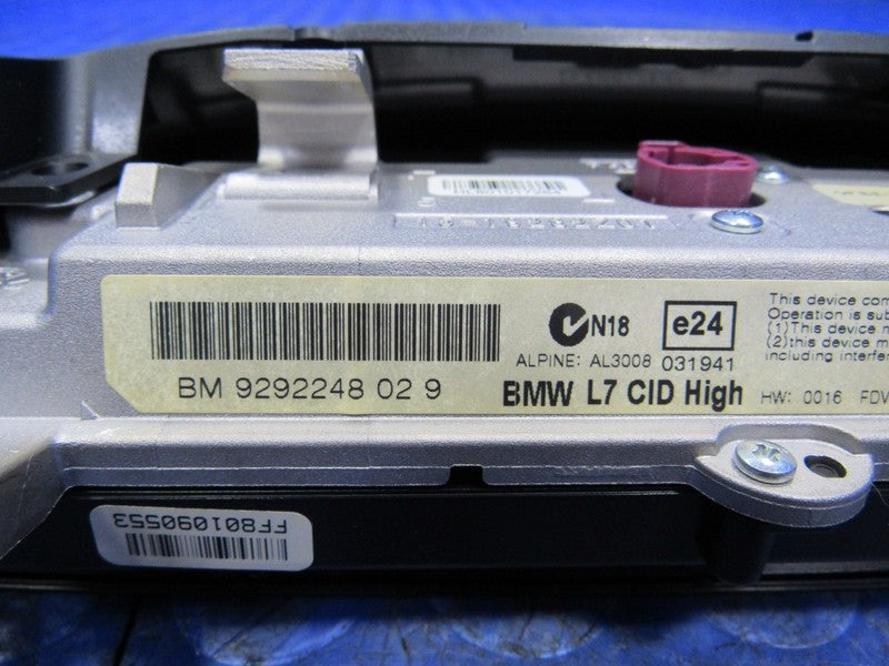 12-15 BMW 3 Series CID LCD Radio Stereo Navigation Display Screen 9292
