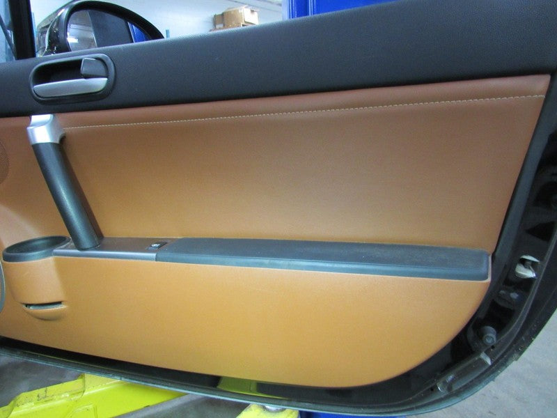06-07 Mazda Miata MX-5 NC Right RH Passenger Front Door Trim Panel Tan