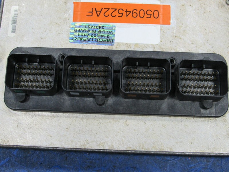 12 Dodge Ram 3.7 AT ECU ECM PCM Engine Computer Control 05094522AF 522