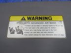 07-10 Hyundai Elantra Sedan Driver Passenger Sun Visor Set Pair Vinyl 
