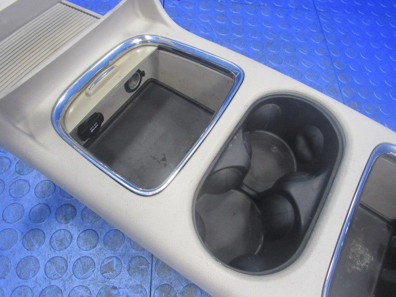 12-20 Dodge Grand Caravan Front Center Cup Holder Console Assembly Tan