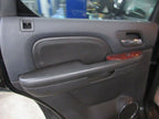 07-09 Escalade Left LH Driver Side Rear Door Trim Panel Black