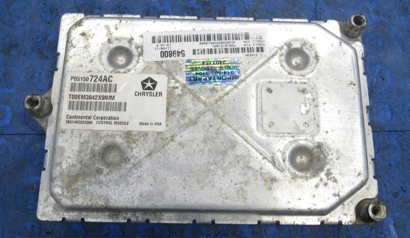 PROGRAMMED PLUG & PLAY 13 Caravan Town&Country 3.6L ECM 68161510AG 510