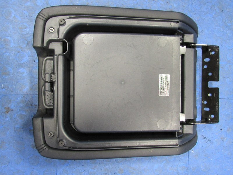 13-17 Infiniti JX35 QX60 Center Console Lid Armrest Arm Rest Black Lea
