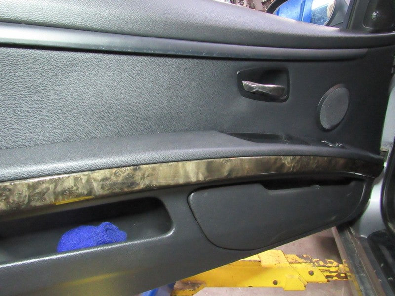 07-13 BMW 335 E92 Left LH Driver Front Door Trim Panel Black TRIM DAMA